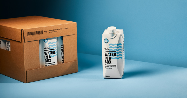 Pit Romersa Lancement de Thalus, la nouvelle marque d’eau en brique Tetra Pak ...