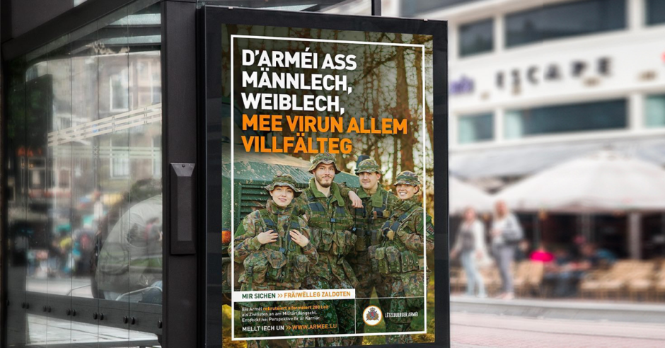 L'Armée luxembourgeoise explore un nouveau territoire de communication avec  binsfeld – adada